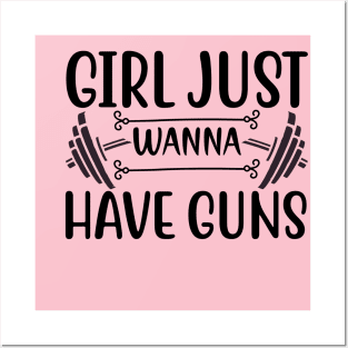 girl just wanna have guns Posters and Art